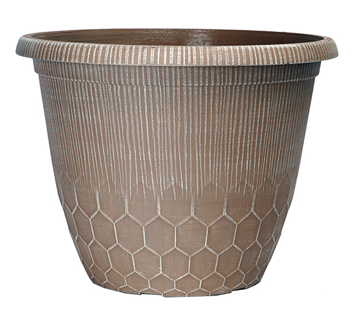 image of powdered taupe bristol planter