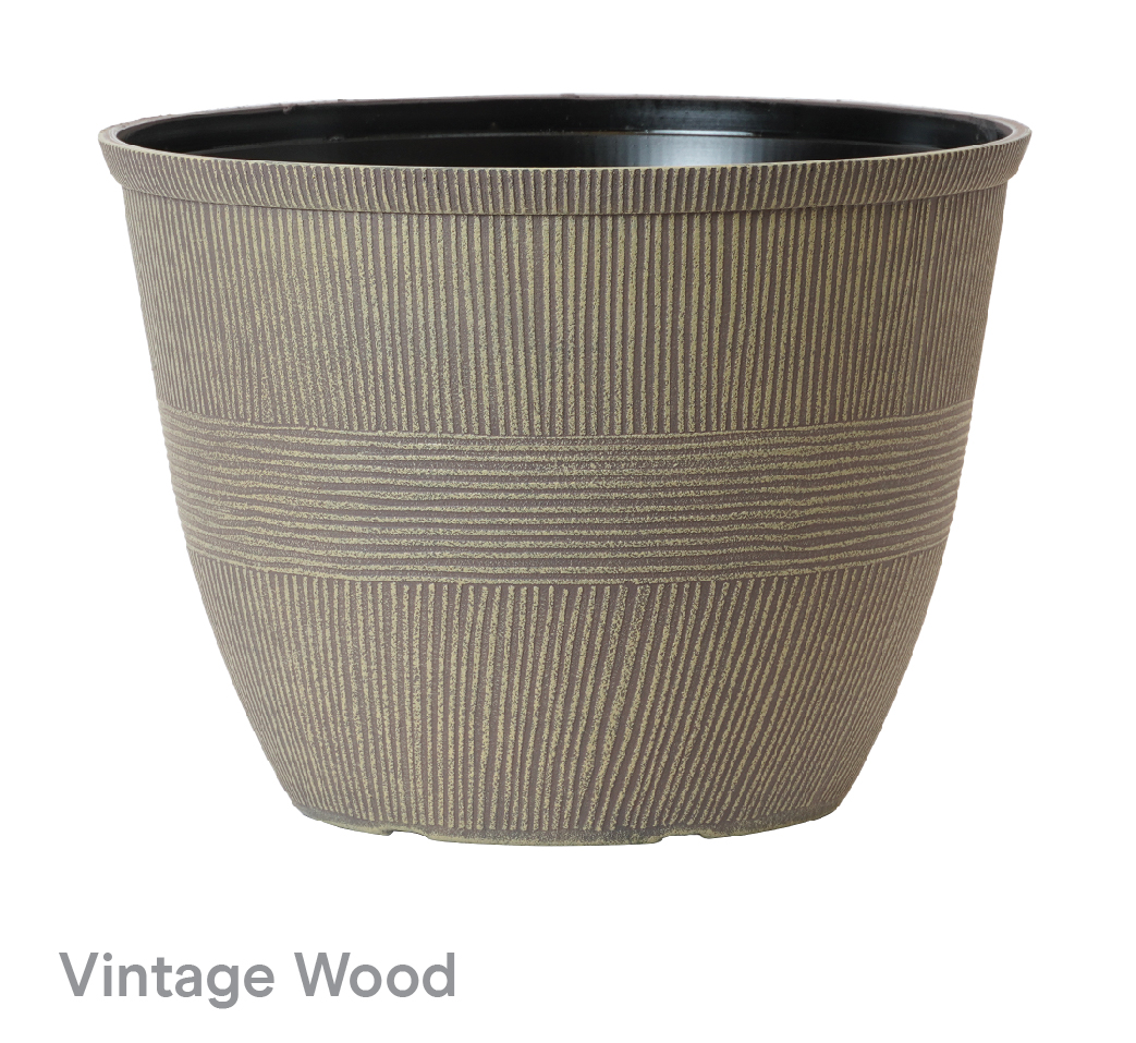 image of Vintage wood Sandthatch Planter