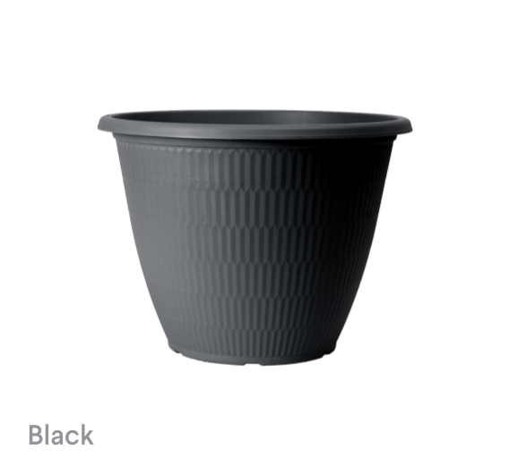 image of Black Wash Riverstone Planter