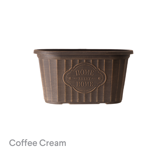 image of Coffee Cream Riverstone Planter