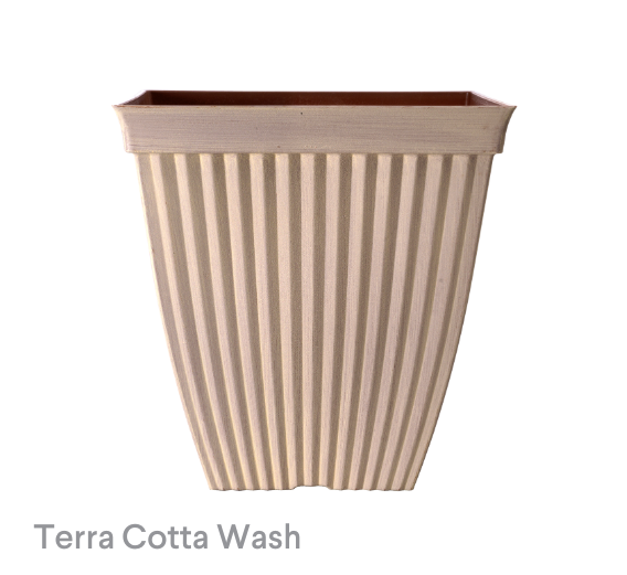 image of Terra Cotta Wash Riverstone Planter