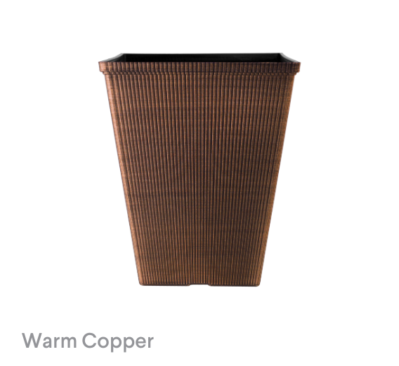 image of Warm Copper Riverstone Planter